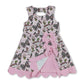 Sleeveless camo bow duck scallop kids girls athletic dress - LittleLullabyLoft