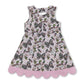 Sleeveless camo bow duck scallop kids girls athletic dress - LittleLullabyLoft