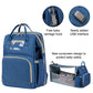USB Diaper Backpack with Foldable Baby Bed Changing Mat - LittleLullabyLoft