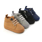 Warm Infant Baby First Walkers Soft Sole Newborn Leather High Top Non-slip Shoes Sneaker Baby Shoes - LittleLullabyLoft