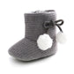 Cute Baby Infants Shoes Dot Knitting Boots Casual Non-slip Soft Soled Walking Shoes - LittleLullabyLoft