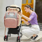 USB Diaper Backpack with Foldable Baby Bed Changing Mat - LittleLullabyLoft
