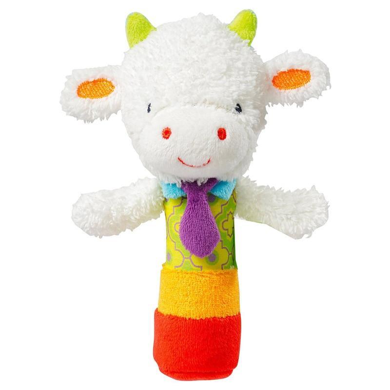 Newborn Baby Toys 0-12 Months Cartoon Baby Plush Rattle Mobile Bell Toy Infant Toddler Early Educational Toys For Kids - LittleLullabyLoft