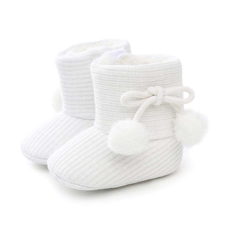 Cute Baby Infants Shoes Dot Knitting Boots Casual Non-slip Soft Soled Walking Shoes - LittleLullabyLoft