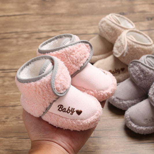 Baby Winter Warm First Walkers Cotton Baby Shoes Cute Infant Baby Shoes Soft Sole Shoe For Toddlers For Boys And Girls - LittleLullabyLoft
