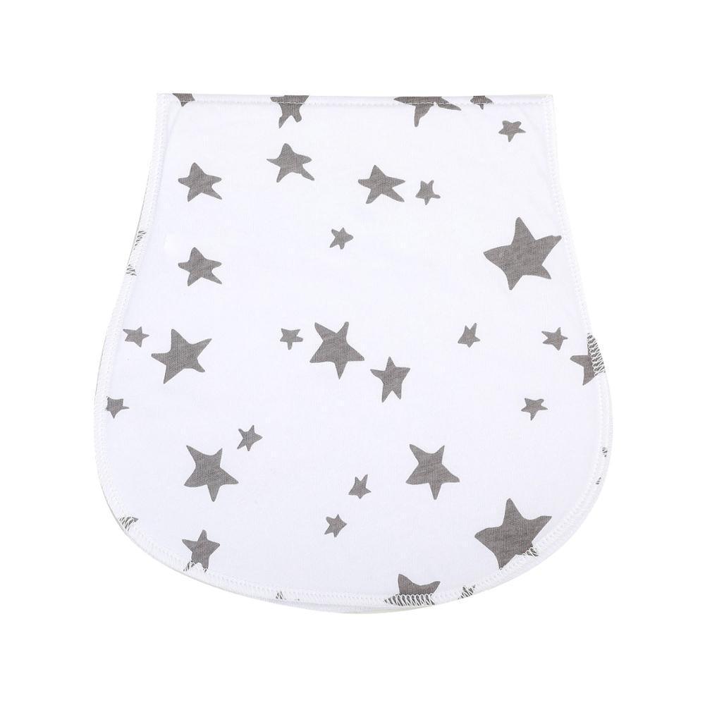 New Baby 100% Cotton Three Layers Waterproof Lightweight Natural Burp Curved Bibs For Baby Accessories - LittleLullabyLoft