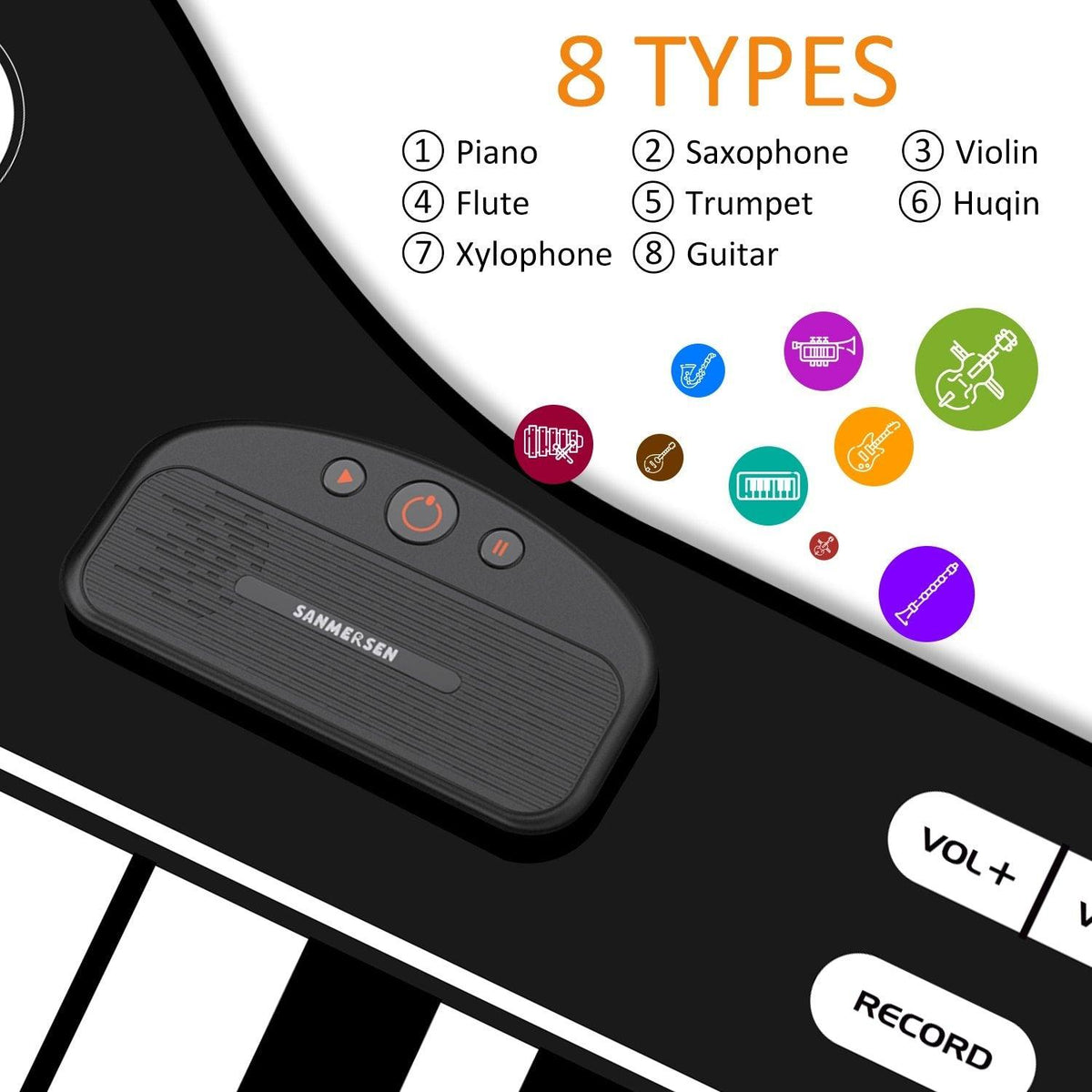 Musical Piano Instruments Toys Mat for Children Kids Music Carpets Touch Play with Sound Musical Rug Music Learning Toy For Kids - LittleLullabyLoft
