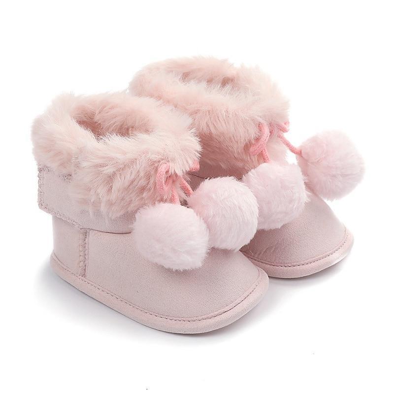 Cute Baby Infants Shoes Dot Knitting Boots Casual Non-slip Soft Soled Walking Shoes - LittleLullabyLoft