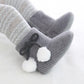 Cute Baby Infants Shoes Dot Knitting Boots Casual Non-slip Soft Soled Walking Shoes - LittleLullabyLoft