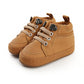 Warm Infant Baby First Walkers Soft Sole Newborn Leather High Top Non-slip Shoes Sneaker Baby Shoes - LittleLullabyLoft