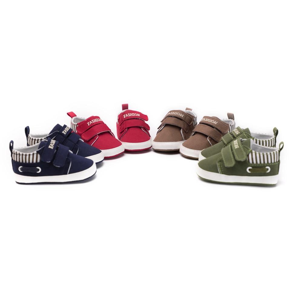 First Walkers Infant Babies Shoes Sole Soft Canvas Solid Footwear For Newborns Toddler Classic Style Sneakers - LittleLullabyLoft