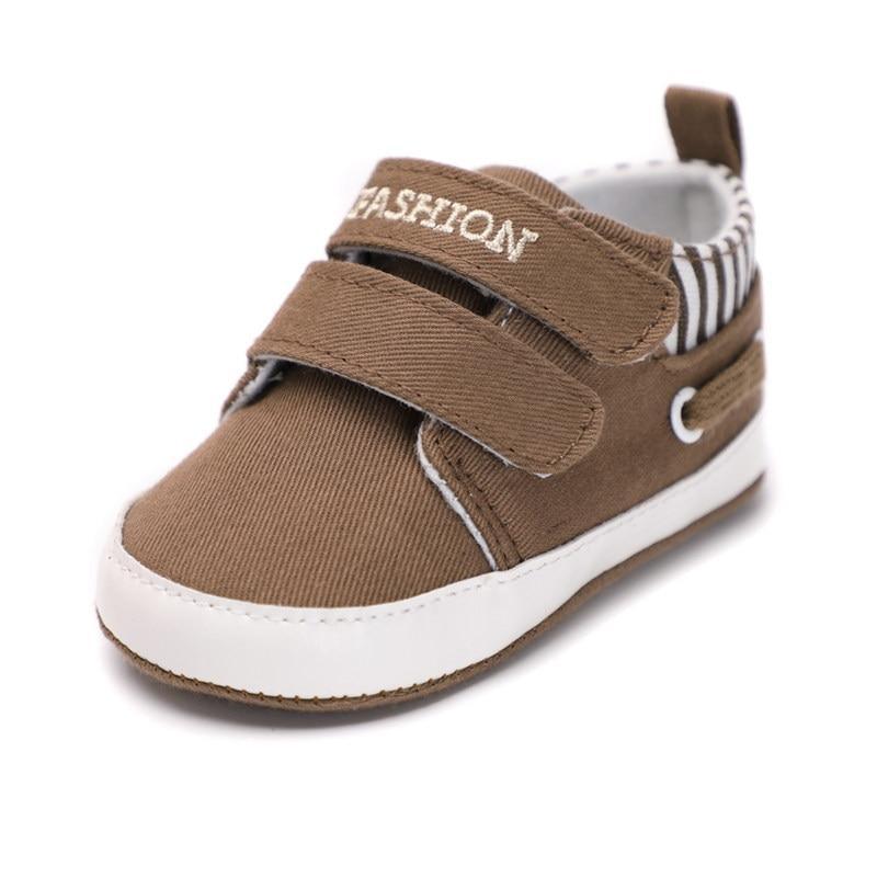 First Walkers Infant Babies Shoes Sole Soft Canvas Solid Footwear For Newborns Toddler Classic Style Sneakers - LittleLullabyLoft