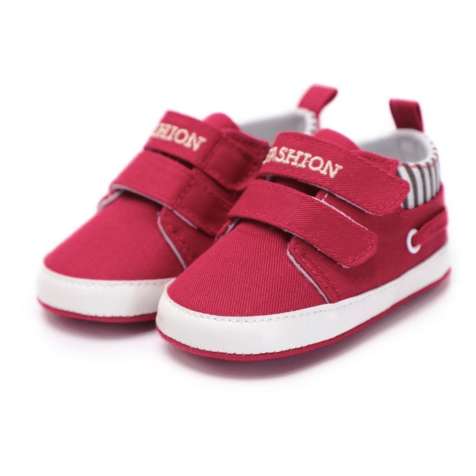 First Walkers Infant Babies Shoes Sole Soft Canvas Solid Footwear For Newborns Toddler Classic Style Sneakers - LittleLullabyLoft