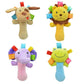 Newborn Baby Toys 0-12 Months Cartoon Baby Plush Rattle Mobile Bell Toy Infant Toddler Early Educational Toys For Kids - LittleLullabyLoft
