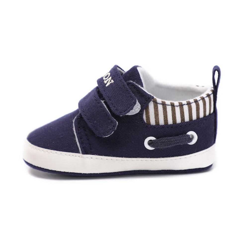 First Walkers Infant Babies Shoes Sole Soft Canvas Solid Footwear For Newborns Toddler Classic Style Sneakers - LittleLullabyLoft