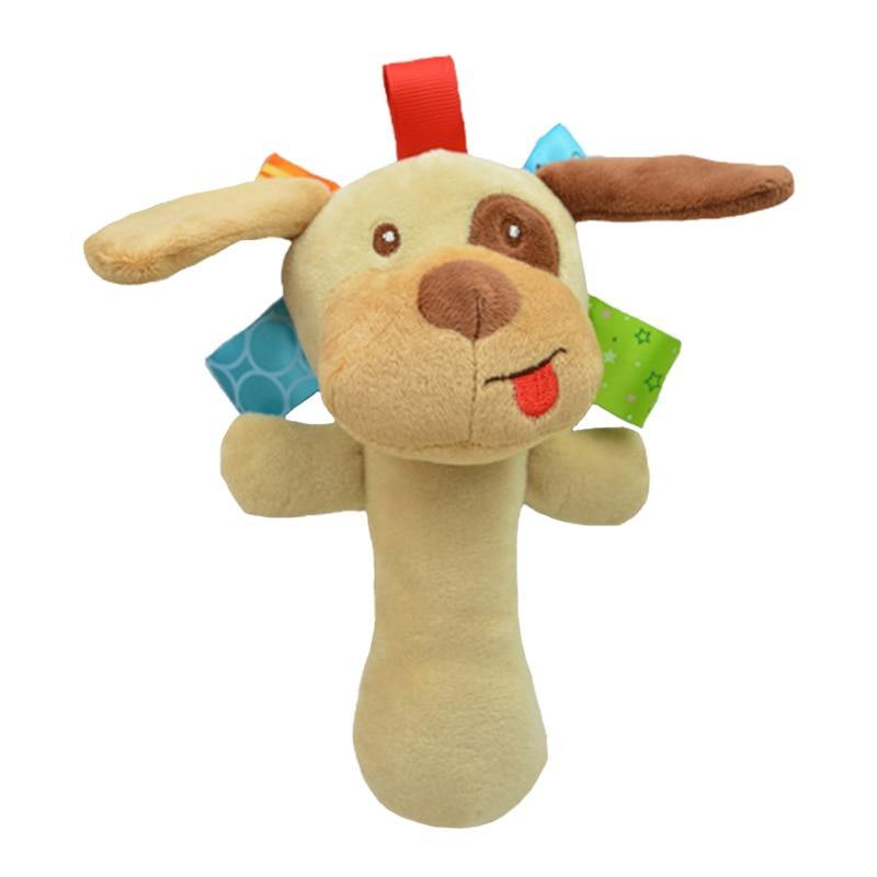 Newborn Baby Toys 0-12 Months Cartoon Baby Plush Rattle Mobile Bell Toy Infant Toddler Early Educational Toys For Kids - LittleLullabyLoft