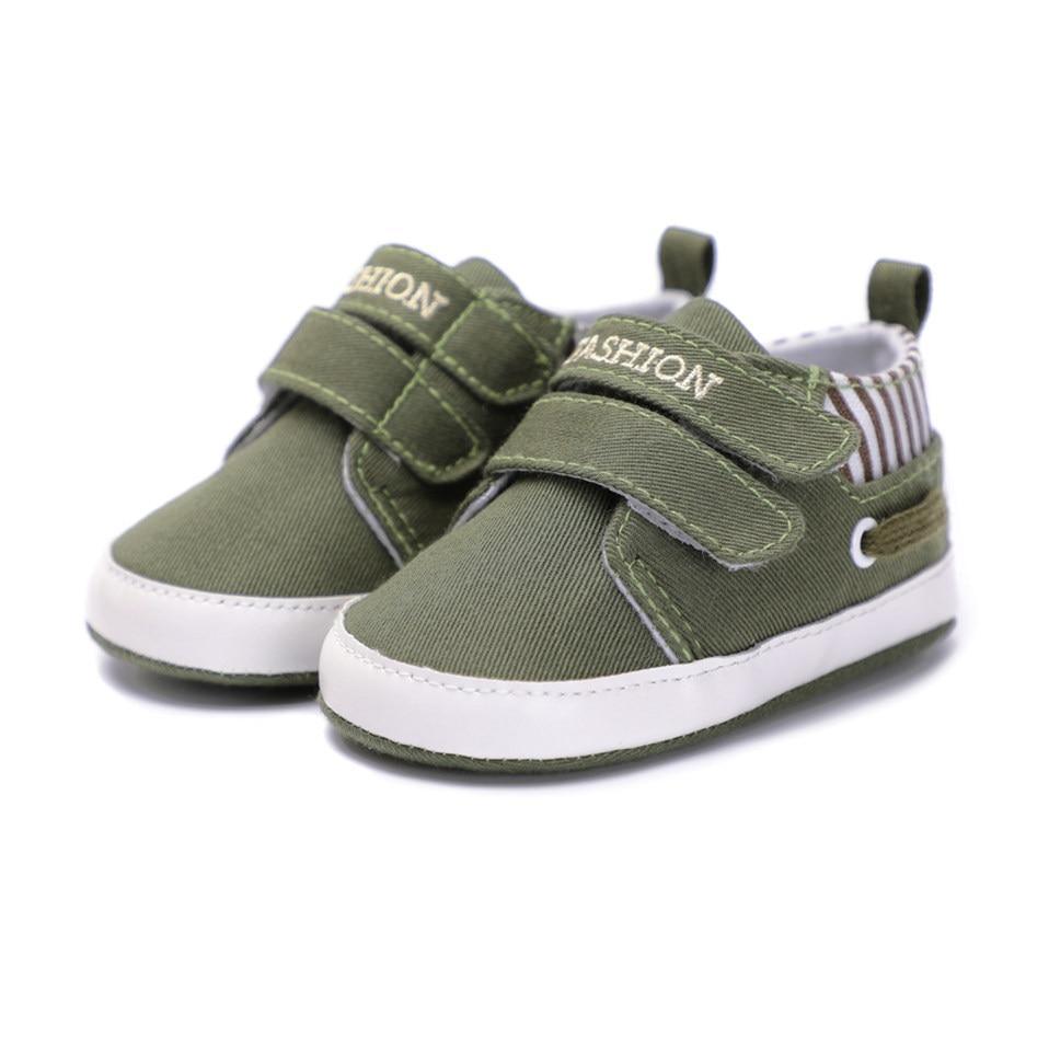 First Walkers Infant Babies Shoes Sole Soft Canvas Solid Footwear For Newborns Toddler Classic Style Sneakers - LittleLullabyLoft