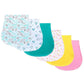 New Baby 100% Cotton Three Layers Waterproof Lightweight Natural Burp Curved Bibs For Baby Accessories - LittleLullabyLoft