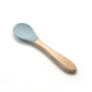 2PCS  Bamboo Training Spoons Organic Soft Baby Feeding Silicone Tip Spoon Scoop Easy Grip Handle Toddlers Infant Gifts For Parents And Baby Boys Or Girls - LittleLullabyLoft