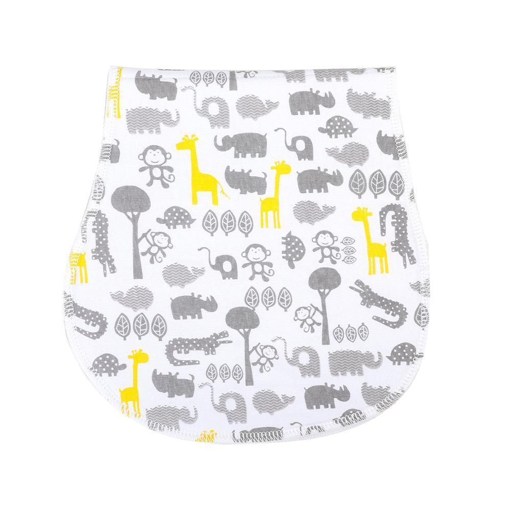 New Baby 100% Cotton Three Layers Waterproof Lightweight Natural Burp Curved Bibs For Baby Accessories - LittleLullabyLoft