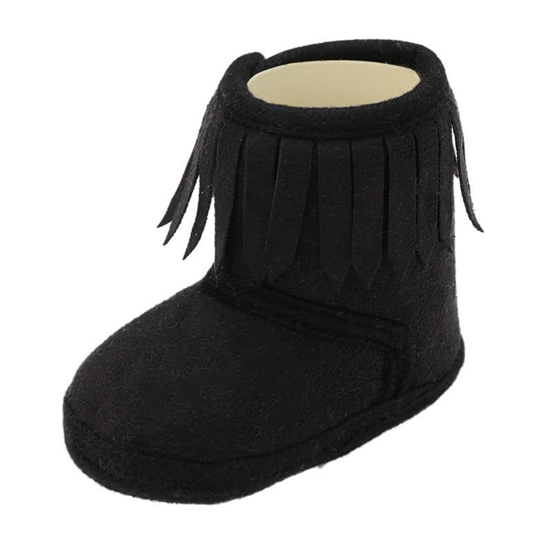 Cute Baby Infants Shoes Dot Knitting Boots Casual Non-slip Soft Soled Walking Shoes - LittleLullabyLoft