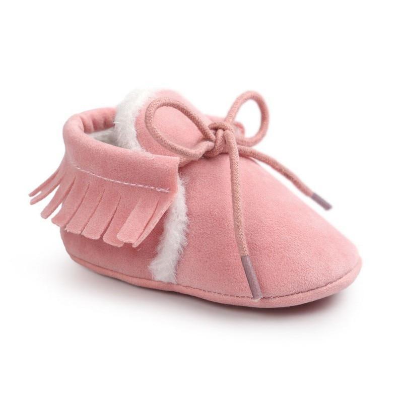 Cute Baby Infants Shoes Dot Knitting Boots Casual Non-slip Soft Soled Walking Shoes - LittleLullabyLoft