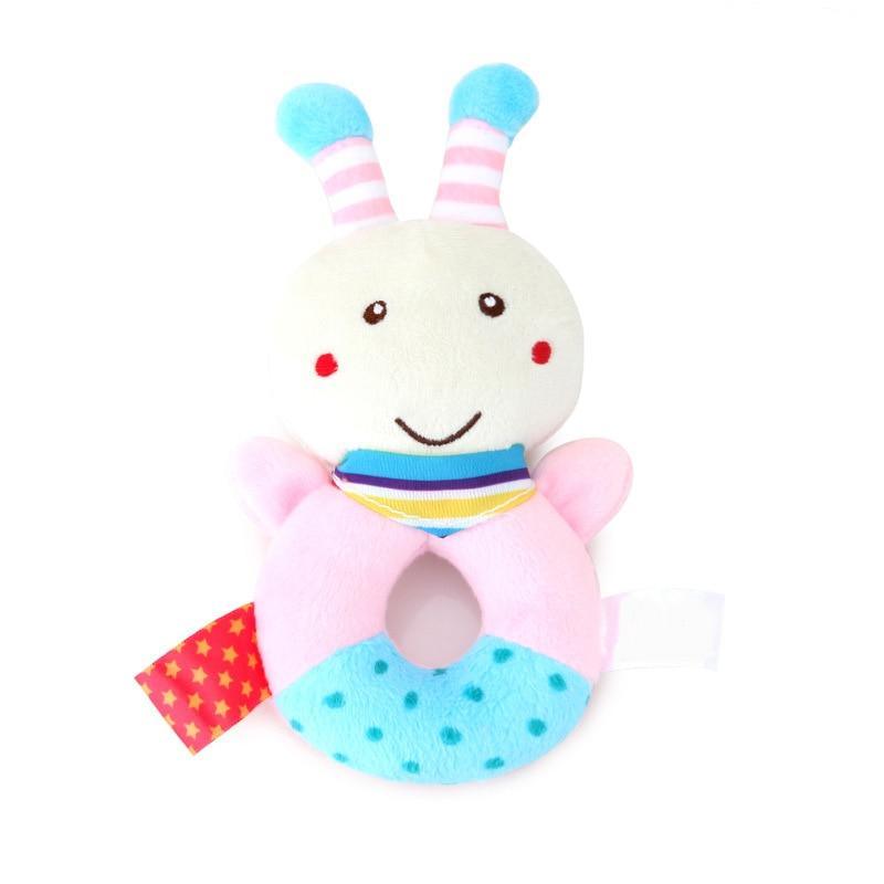 Newborn Baby Toys 0-12 Months Cartoon Baby Plush Rattle Mobile Bell Toy Infant Toddler Early Educational Toys For Kids - LittleLullabyLoft