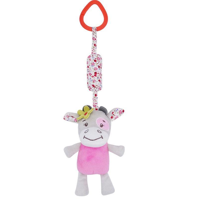 Newborn Baby Toys 0-12 Months Cartoon Baby Plush Rattle Mobile Bell Toy Infant Toddler Early Educational Toys For Kids - LittleLullabyLoft
