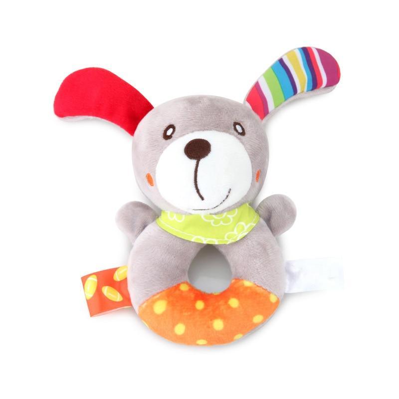 Newborn Baby Toys 0-12 Months Cartoon Baby Plush Rattle Mobile Bell Toy Infant Toddler Early Educational Toys For Kids - LittleLullabyLoft