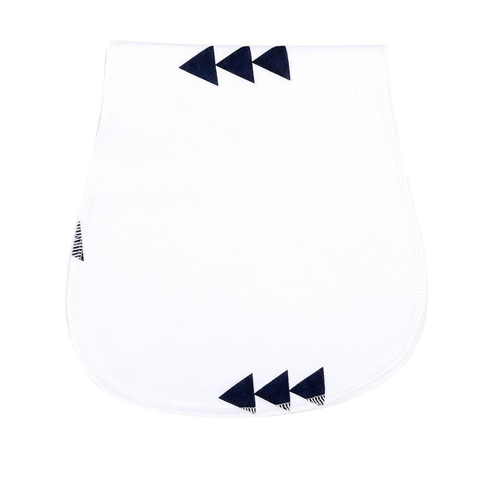 New Baby 100% Cotton Three Layers Waterproof Lightweight Natural Burp Curved Bibs For Baby Accessories - LittleLullabyLoft