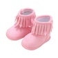 Cute Baby Infants Shoes Dot Knitting Boots Casual Non-slip Soft Soled Walking Shoes - LittleLullabyLoft