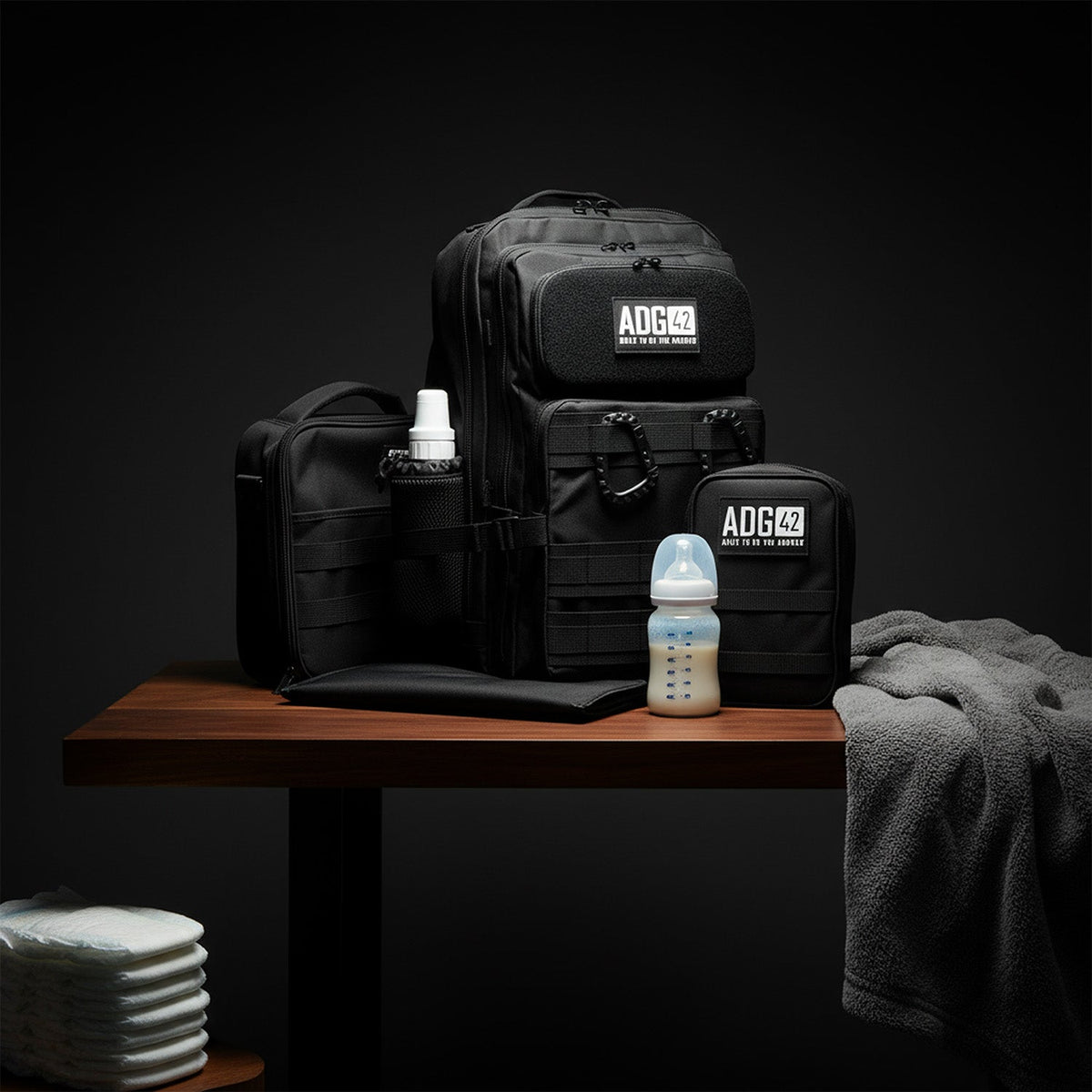 JUG 30L Dad Diaper Bag Backpack Combo Kit - LittleLullabyLoft