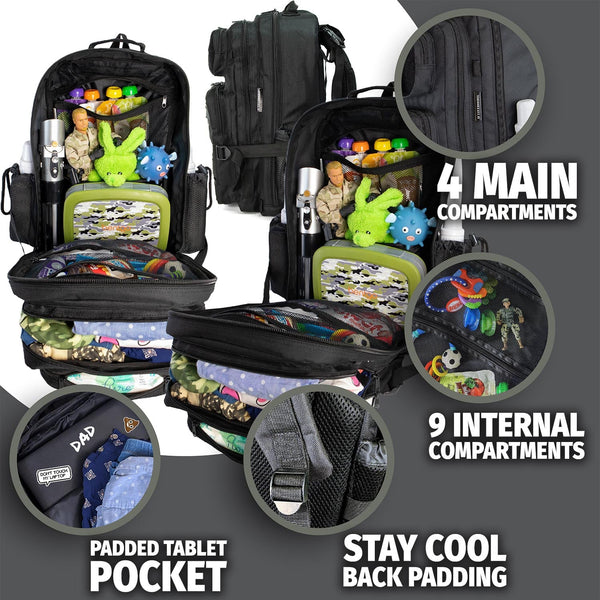 JUG 30L Dad Diaper Bag Backpack Combo Kit