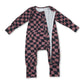 Long sleeves baby boy fall zipper romper - LittleLullabyLoft