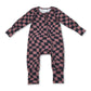Long sleeves baby boy fall zipper romper - LittleLullabyLoft