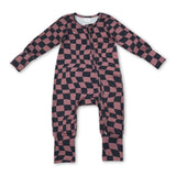 Long sleeves baby boy fall zipper romper - LittleLullabyLoft