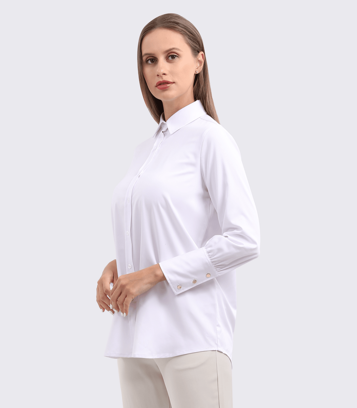 Classic Button Down Maternity Shirt - LittleLullabyLoft
