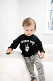 Organic Cotton Spooky Mini Crewneck Sweatshirt