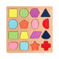 Kids Alphabetic Arithmetic Number Geometric Shapes Wooden Puzzle Montessori Preschool Learning Educational Game Toy for Children - LittleLullabyLoft