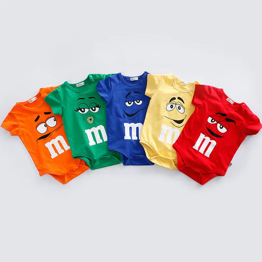 Thin Cotton 3-24M Newborn Short Sleeve Romper Clothing Infant Baby Girls Boys Fashion Cute Jumpsuit Clothes - LittleLullabyLoft
