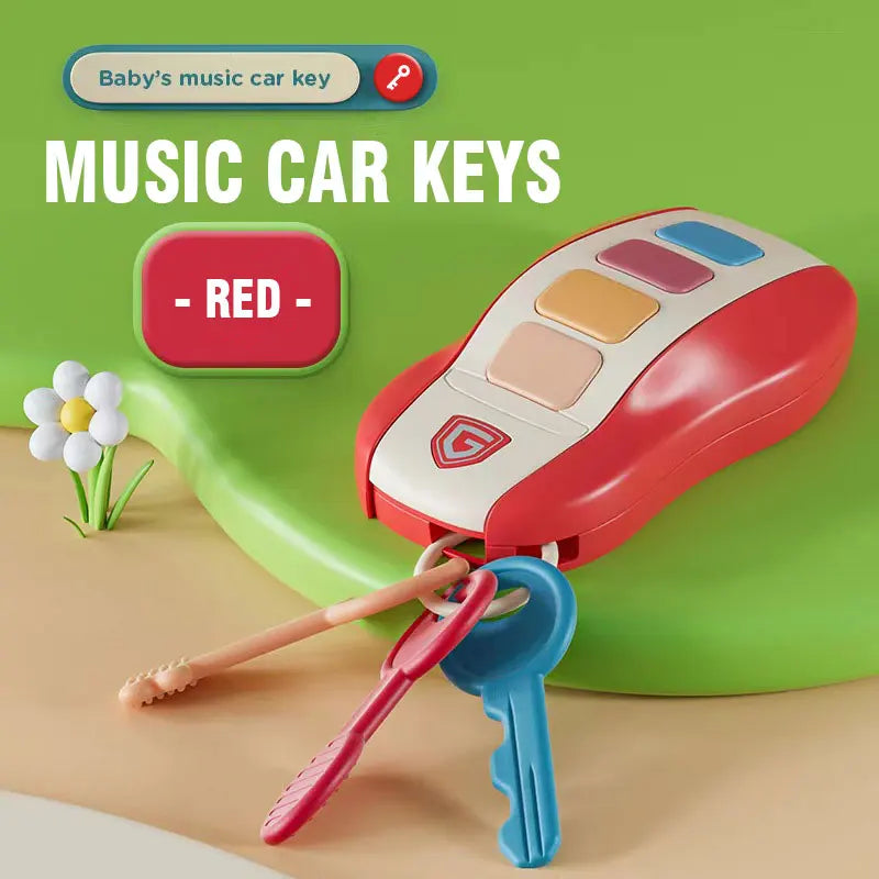 Musical Car Key Toy – Smart Vocal Remote for Baby & Toddler Play
