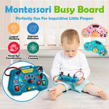 Montessori Busy Board Toy – Educational Learning & Travel Toy for Toddlers - LittleLullabyLoft