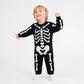 Skeleton Halloween Long Sleeve Knit Baby Romper