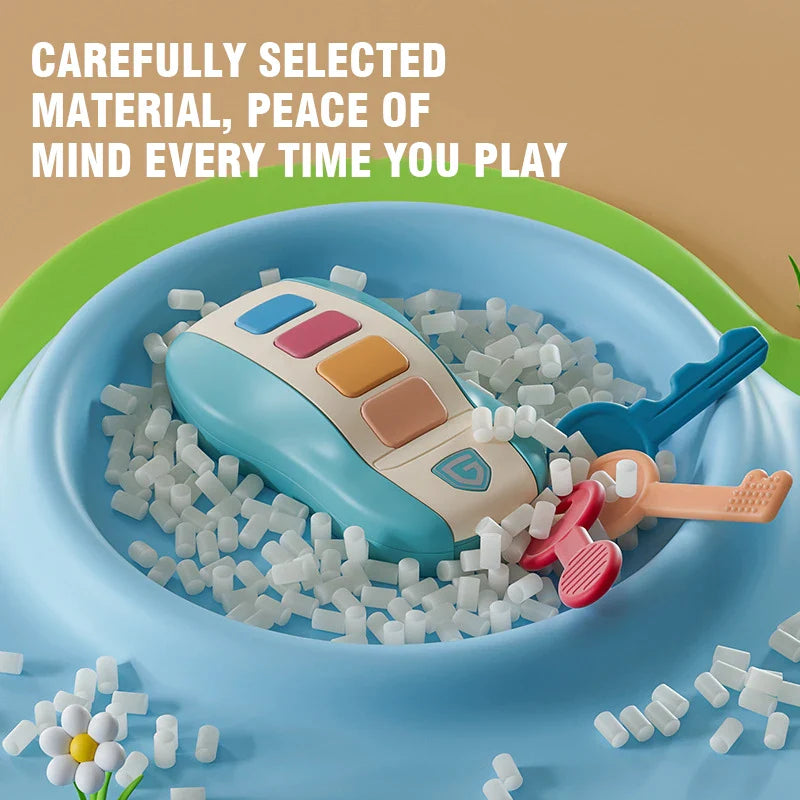 Musical Car Key Toy – Smart Vocal Remote for Baby & Toddler Play - LittleLullabyLoft