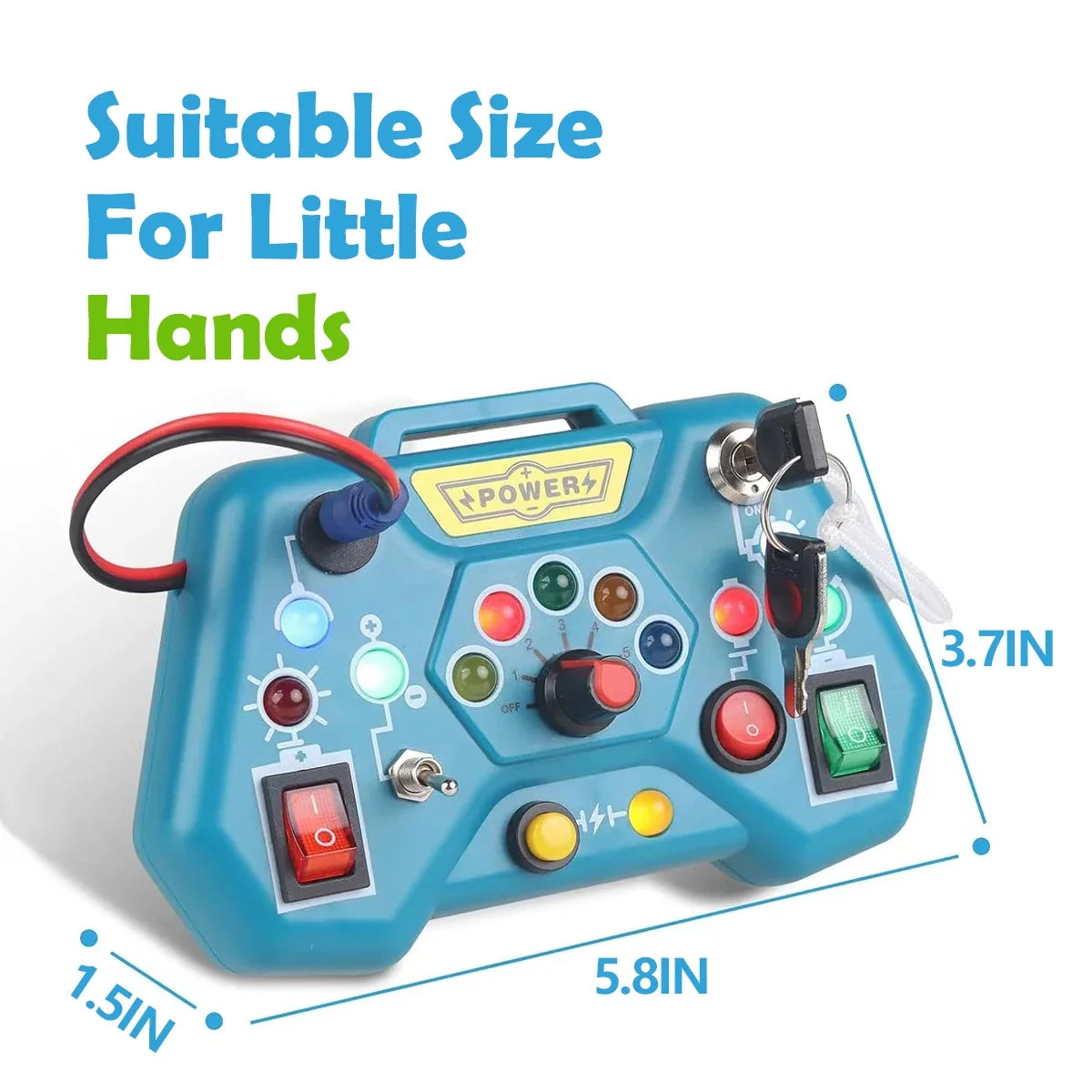 Montessori Busy Board Toy – Educational Learning & Travel Toy for Toddlers - LittleLullabyLoft