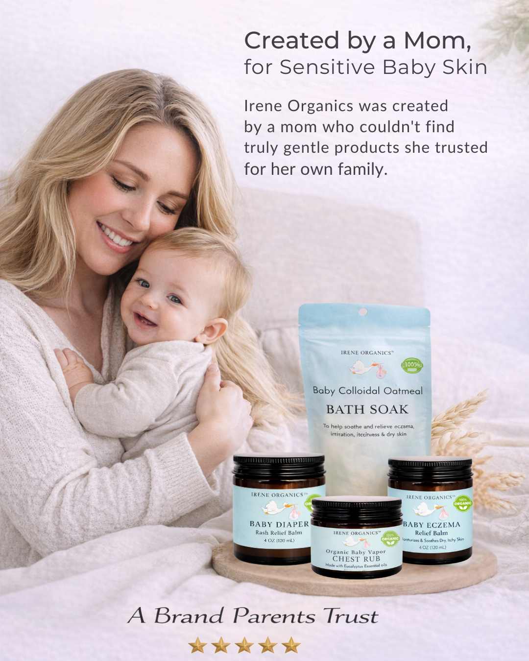 Baby Diaper Rash Relief Balm