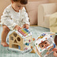 Tiny Land® Cottage Activity Cube - Morandi - LittleLullabyLoft