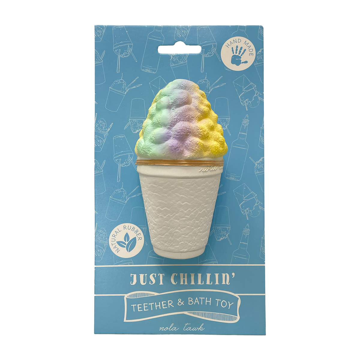 Just Chillin' Snoball Bath Toy & Baby Teether - LittleLullabyLoft