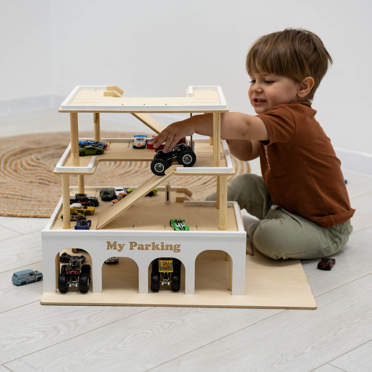 Toy Parking Garage - LittleLullabyLoft