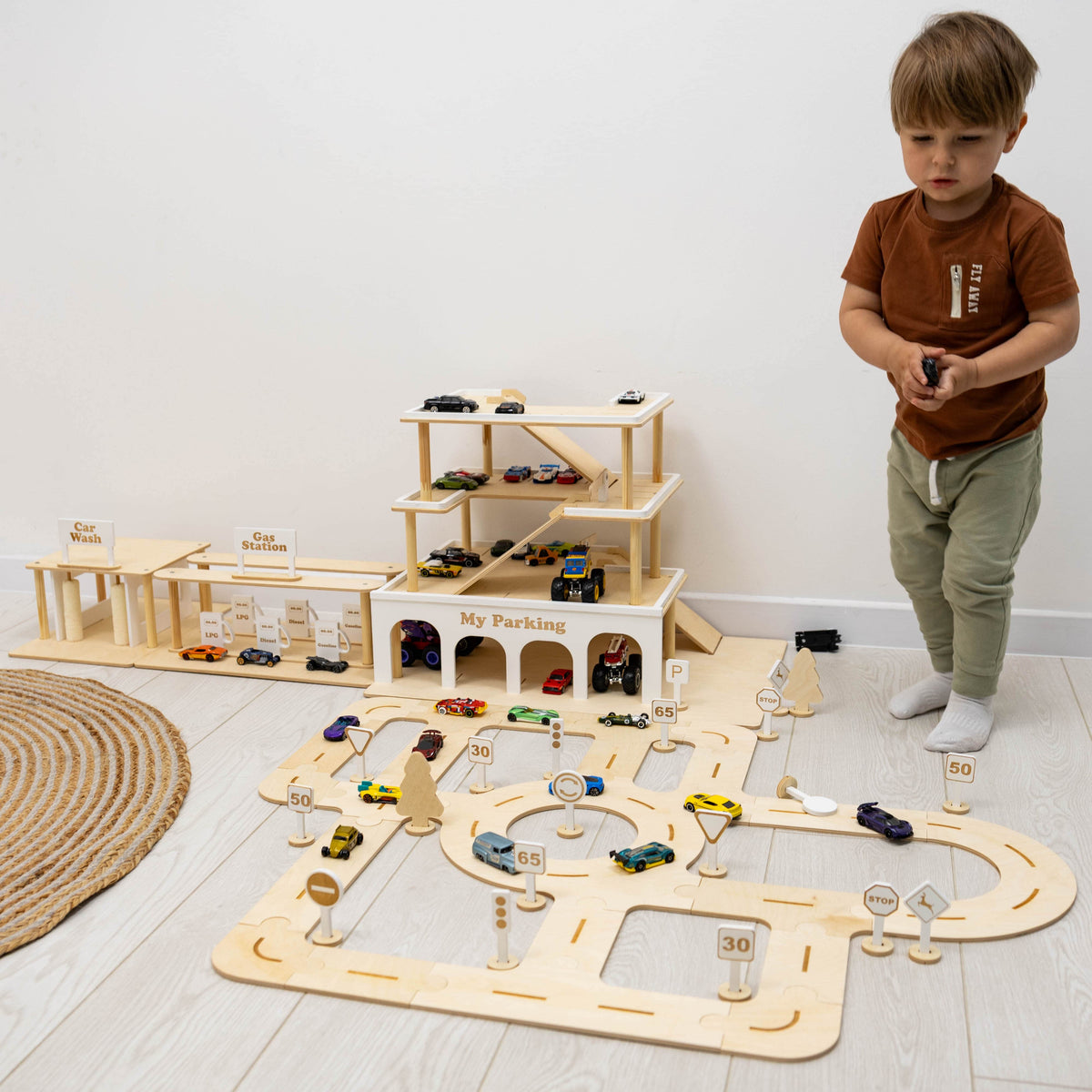 Toy Parking Garage - LittleLullabyLoft